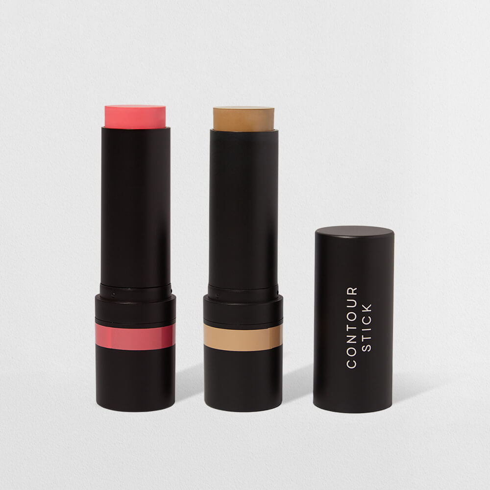 Kit Blush em Bastão Rosa Claro + Contorno em Bastão Marrom Claro Océane Edition (2 Produtos) Kit Blush em Bastão Rosa Claro + Contorno em Bastão Marrom Claro Océane Edition (2 Produtos)
