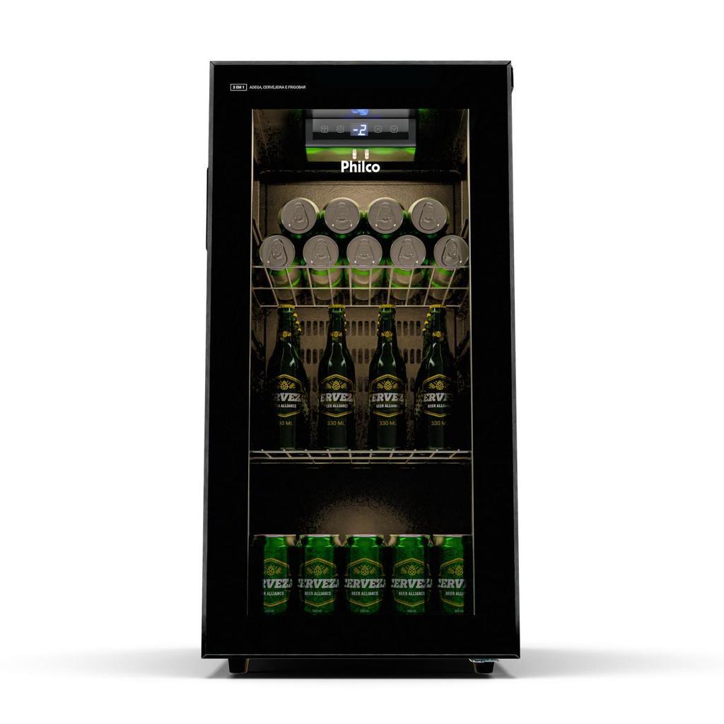 Cervejeira Philco 96L 3 em 1 PCV09A Cervejeira Philco 96L 3 em 1 PCV09A