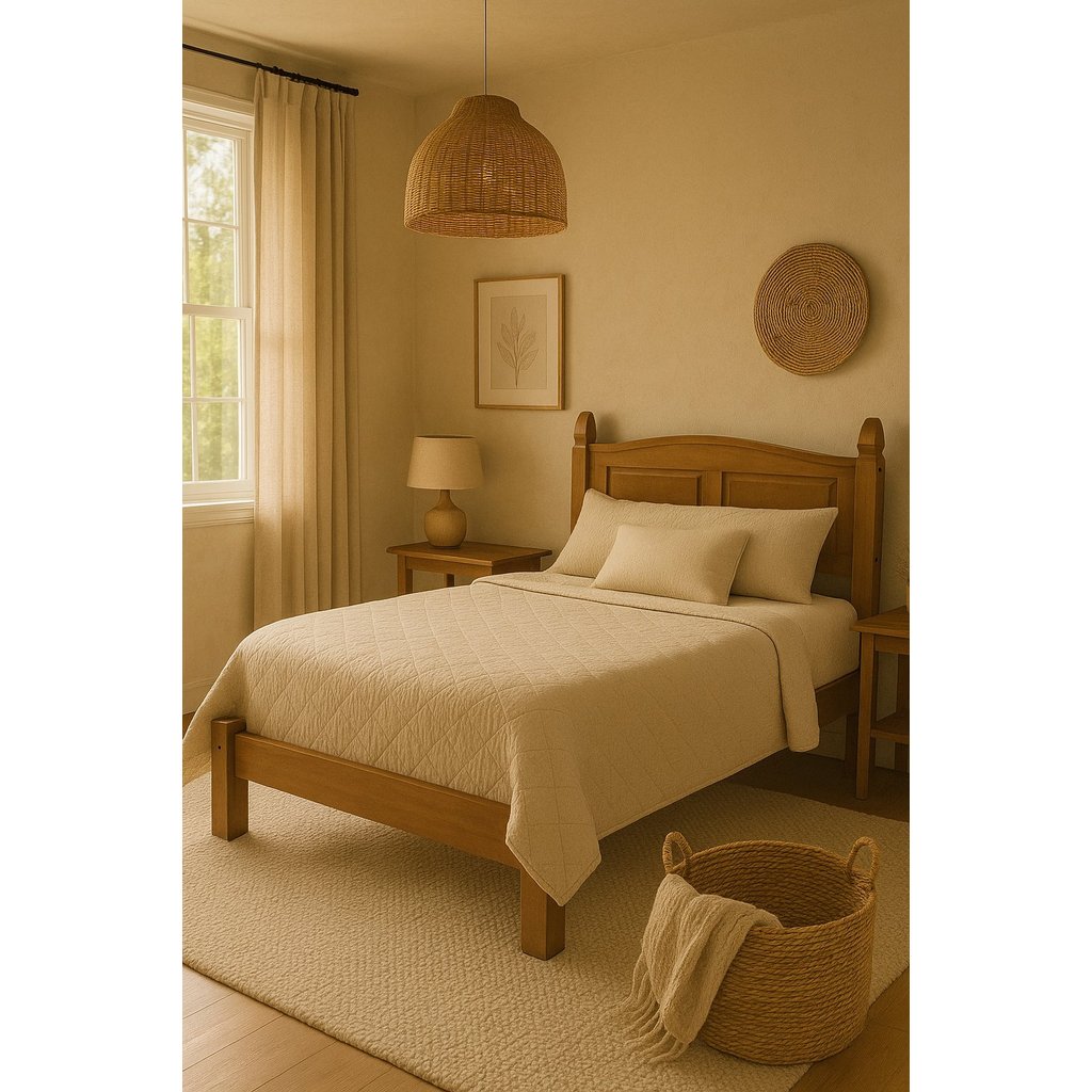 Cama Queen em Madeira Corona Queen Cama Queen em Madeira Corona Queen
