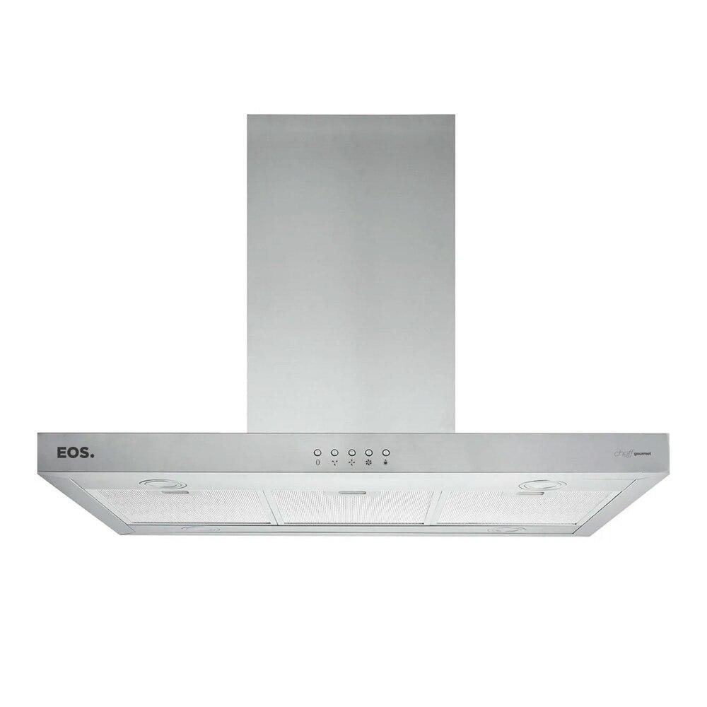 Coifa e Depurador de Ilha EOS 90cm Chef Gourmet em Inox Tipo T ECO90IT 110V Coifa e Depurador de Ilha EOS 90cm Chef Gourmet em Inox Tipo T ECO90IT 110V