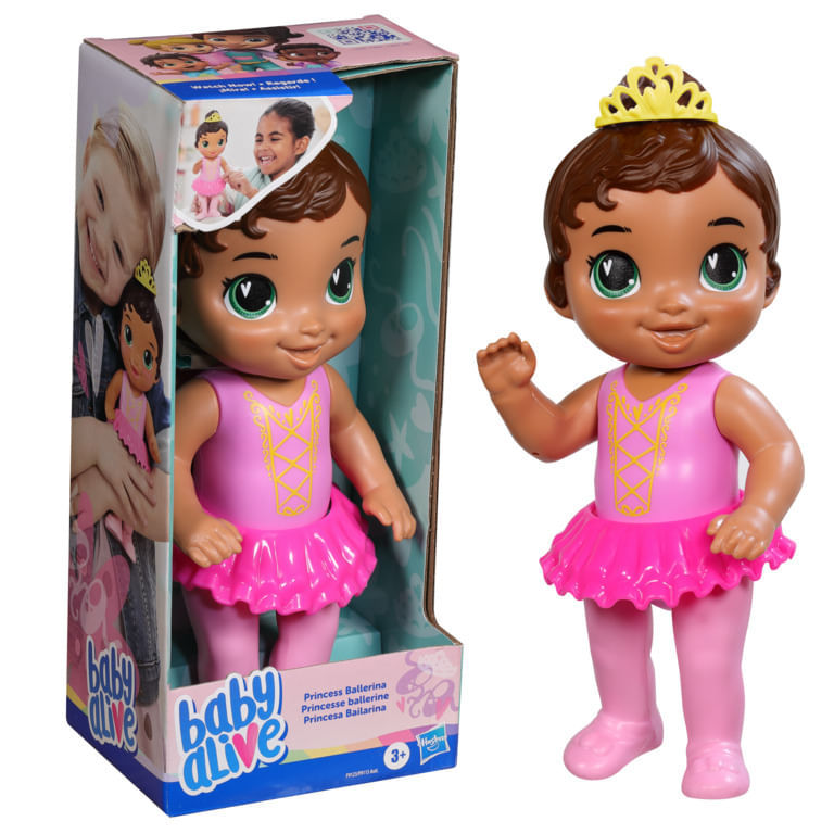Boneca Baby Alive – Princesa Bailarina – Morena – Hasbro Boneca Baby Alive – Princesa Bailarina – Morena – Hasbro