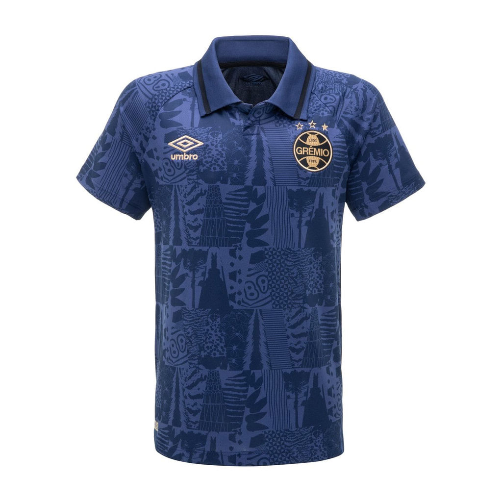 Camisa Grêmio III Marinho Juvenil Umbro 25/26 S/Nº Camisa Grêmio III Marinho Juvenil Umbro 25/26 S/Nº