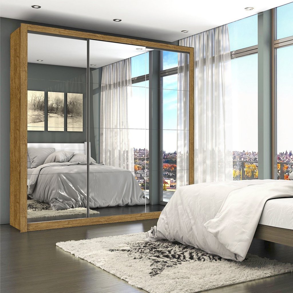 Guarda-roupa Casal 4 Espelhos 3 Portas de Correr 4 Gavetas Max Premium Espresso Móveis Cinamomo Guarda-roupa Casal 4 Espelhos 3 Portas de Correr 4 Gavetas Max Premium Espresso Móveis Cinamomo