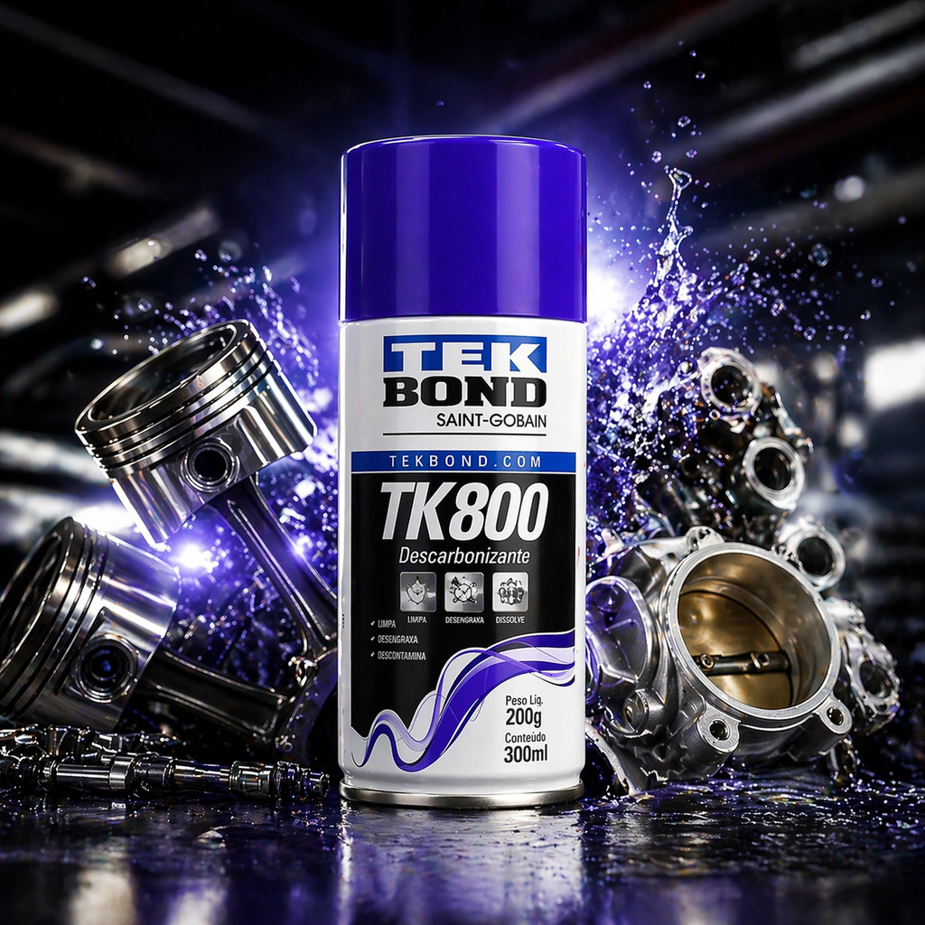 Descarbonizante Spray Aerossol Tekspray Tk800 300Ml 200G Para Limpar Carburador Bicos Injetores Descarbonizante Spray Aerossol Tekspray Tk800 300Ml 200G Para Limpar Carburador Bicos Injetores