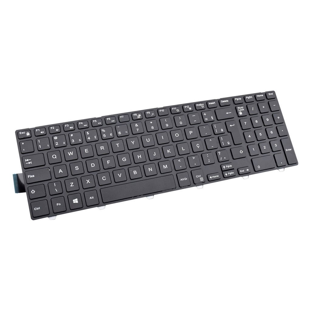Teclado para Notebook Dell Part Number V147225AR1 Sem Iluminação Teclado para Notebook Dell Part Number V147225AR1 Sem Iluminação