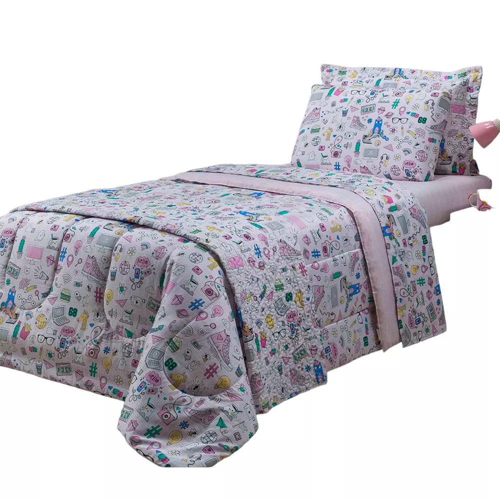 Capa Fronha de Travesseiro Cazza Menina – Item Sortido Capa Fronha de Travesseiro Cazza Menina – Item Sortido