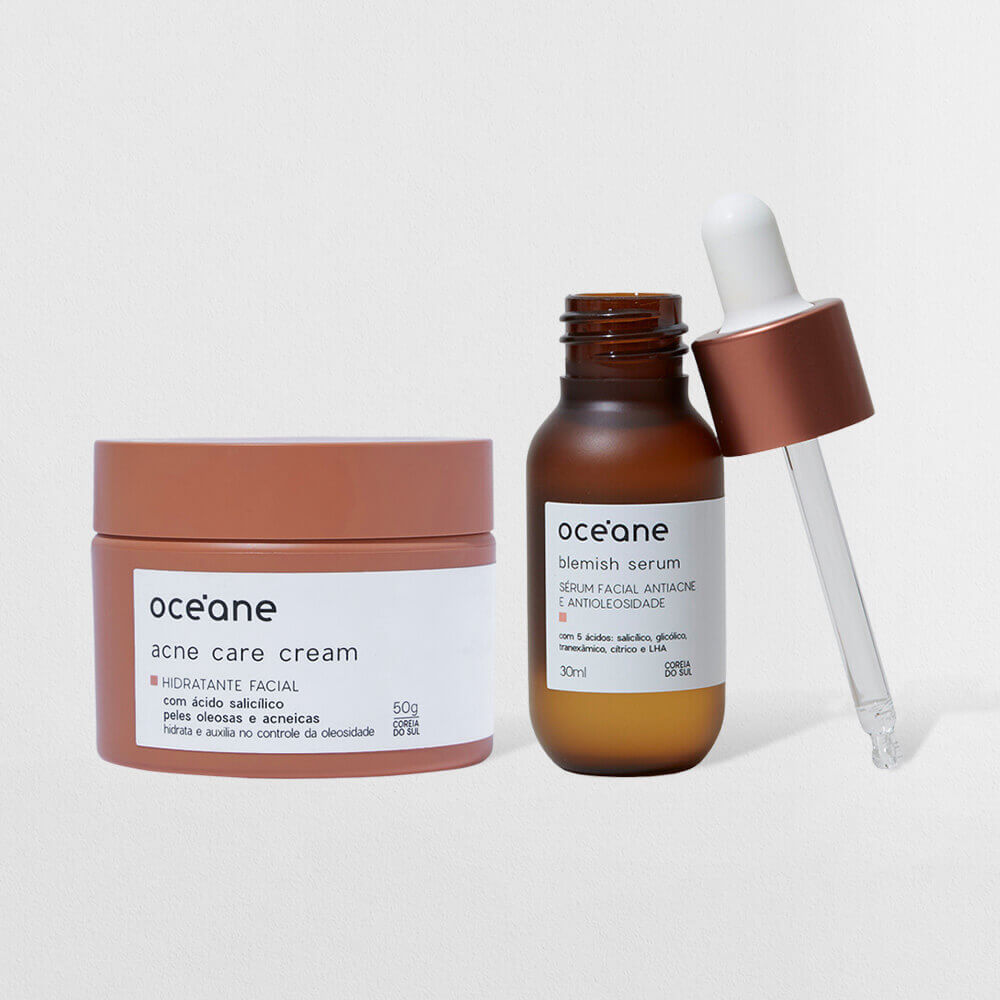 Kit Sérum Antiacne + Hidratante Facial com Ácido Salicílico (2 Produtos) Kit Sérum Antiacne + Hidratante Facial com Ácido Salicílico (2 Produtos)