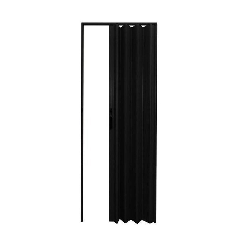 Kit 3 Portas Sanfonada de Pvc 210cm X 70cm Belplast Preto Kit 3 Portas Sanfonada de Pvc 210cm X 70cm Belplast Preto