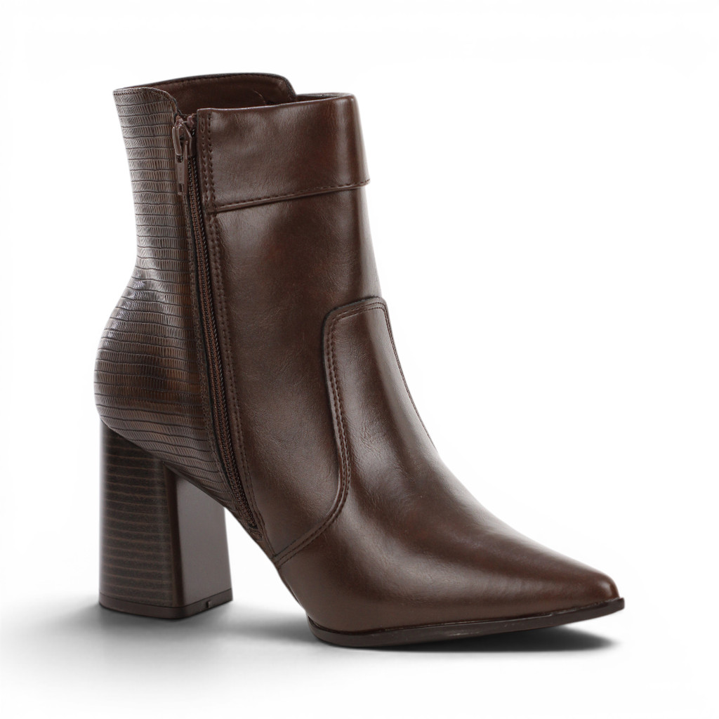 Bota Ramarim Cano Curto Firenze Marrom – Feminino