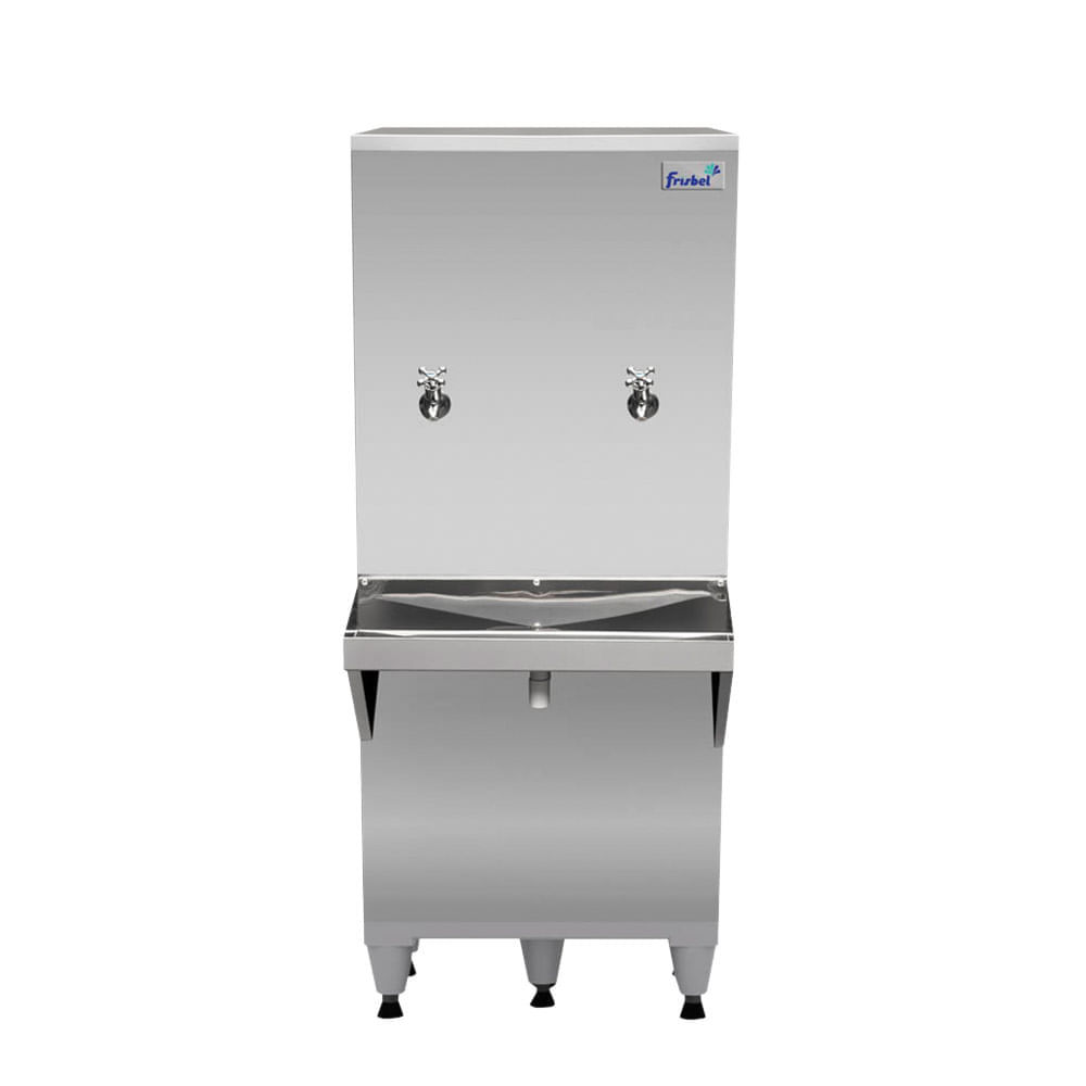 Bebedouro Frisbel 50 Litros Coluna Inox 127V RA025 Bebedouro Frisbel 50 Litros Coluna Inox 127V RA025