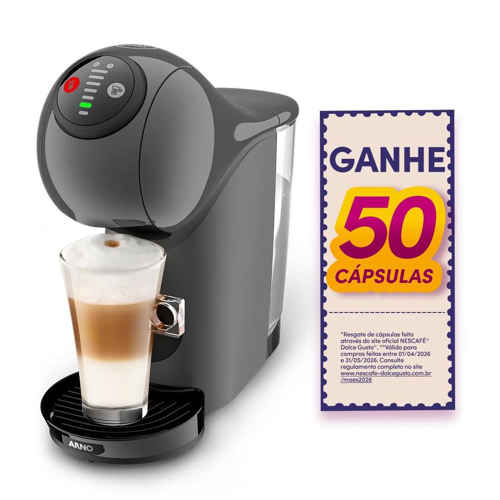 Cafeteira Nescafé Dolce Gusto Genio S Basic Grafite 110v Cafeteira Nescafé Dolce Gusto Genio S Basic Grafite 110v