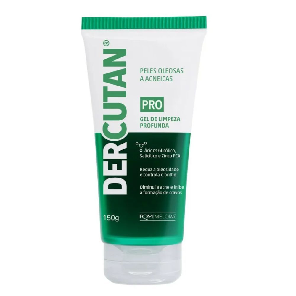Gel De Limpeza Profunda Dercutan Pro Peles Oleosas A Acneicas 150g Gel De Limpeza Profunda Dercutan Pro Peles Oleosas A Acneicas 150g
