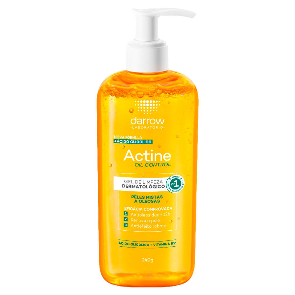Actine Control Gel de Limpeza Pele Mista a Oleosa 240g Actine Control Gel de Limpeza Pele Mista a Oleosa 240g