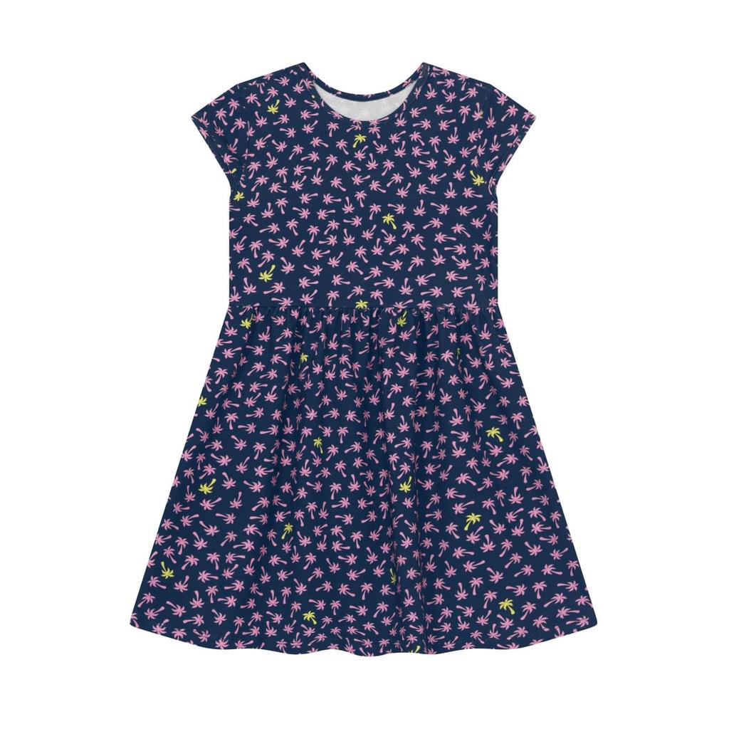 Vestido infantil menina florido Brandili Vestido infantil menina florido Brandili