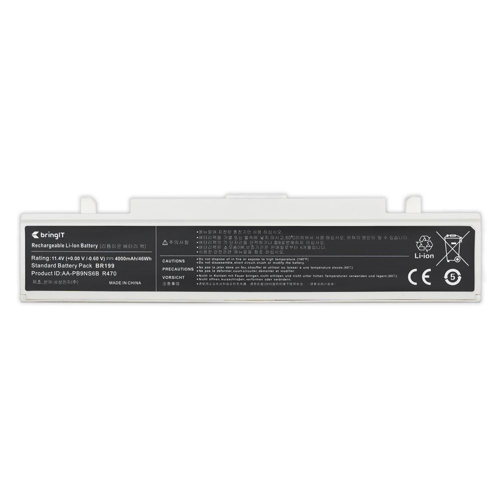 Bateria para Notebook Samsung NP270E5G-KD1BR 4000 mAh Branco Bateria para Notebook Samsung NP270E5G-KD1BR 4000 mAh Branco