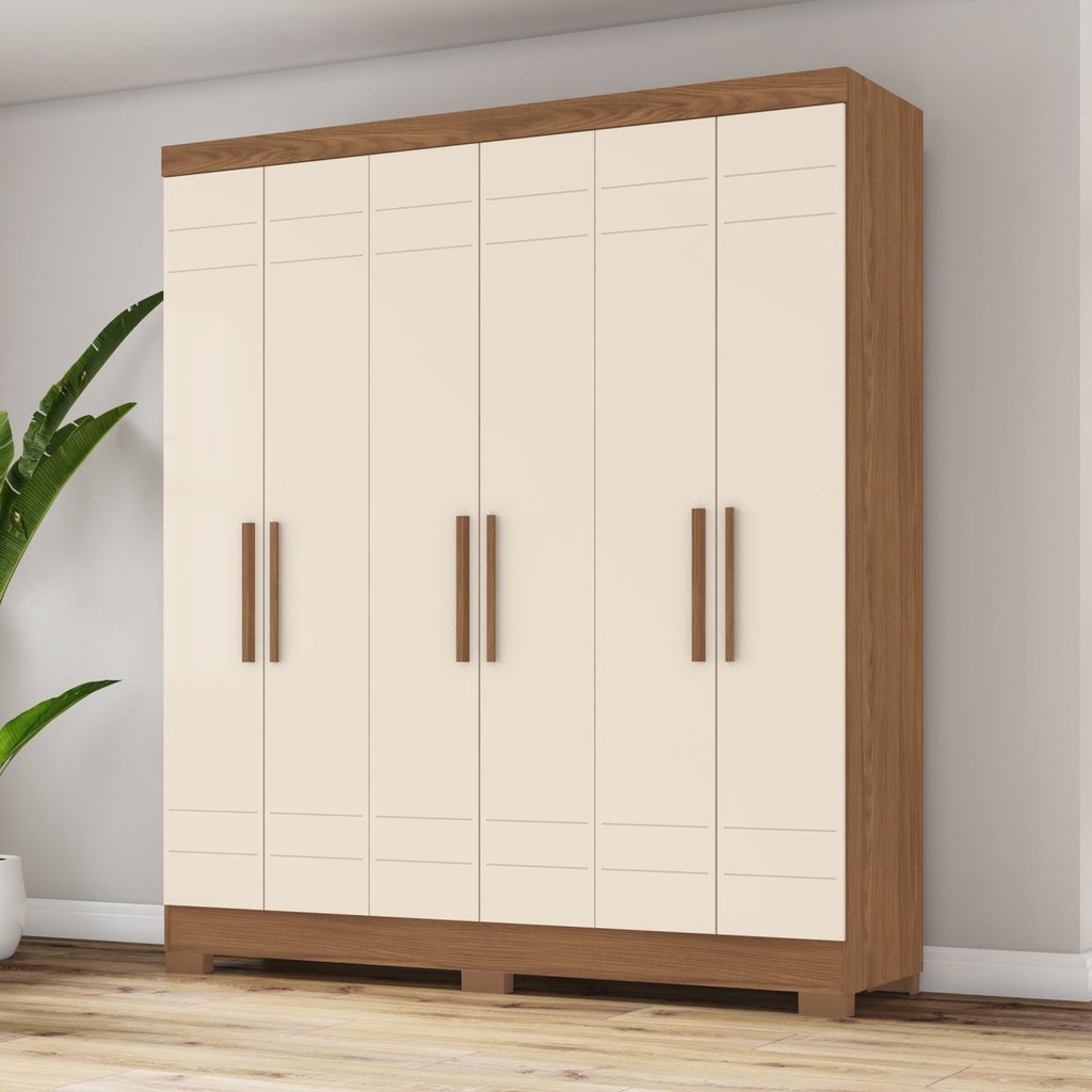 Guarda-roupa 6 Portas 3 Gavetas B369 Guarda-roupa 6 Portas 3 Gavetas B369