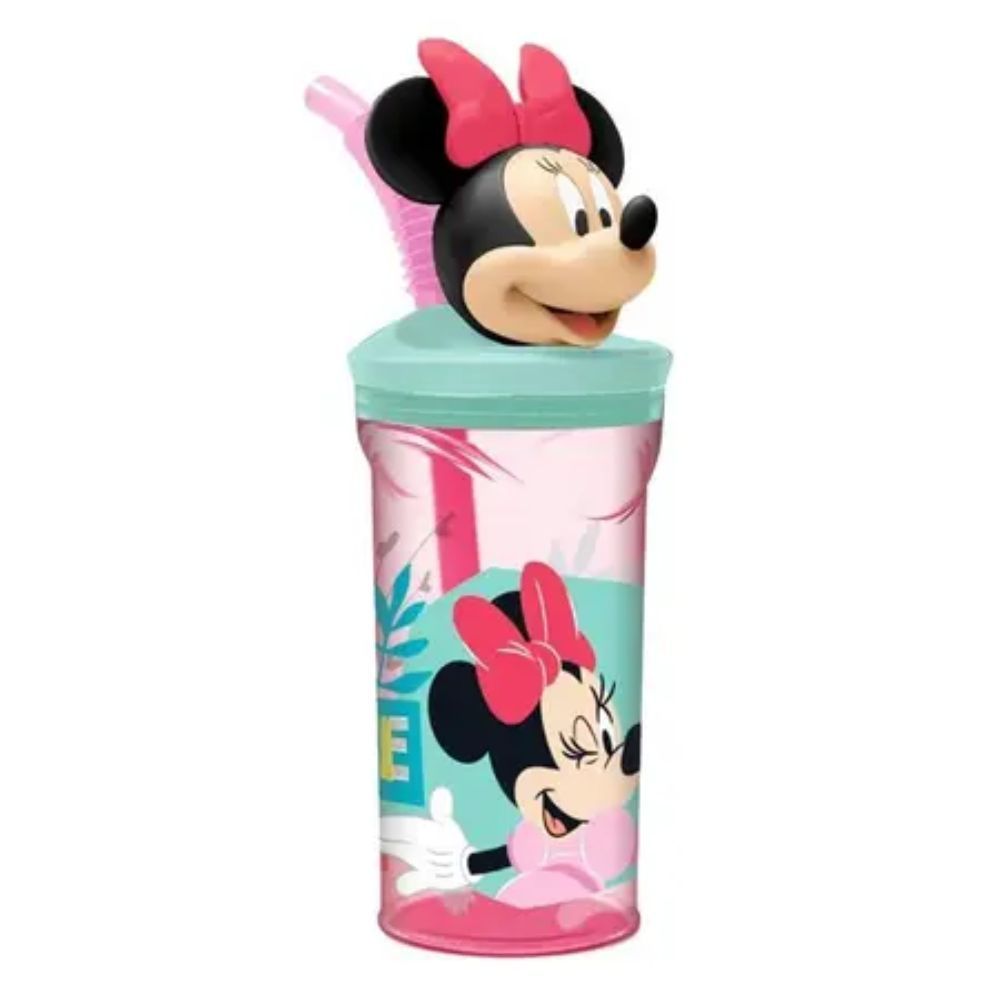 Copo 3D Canudo Minnie Capacidade 360ml Copo 3D Canudo Minnie Capacidade 360ml