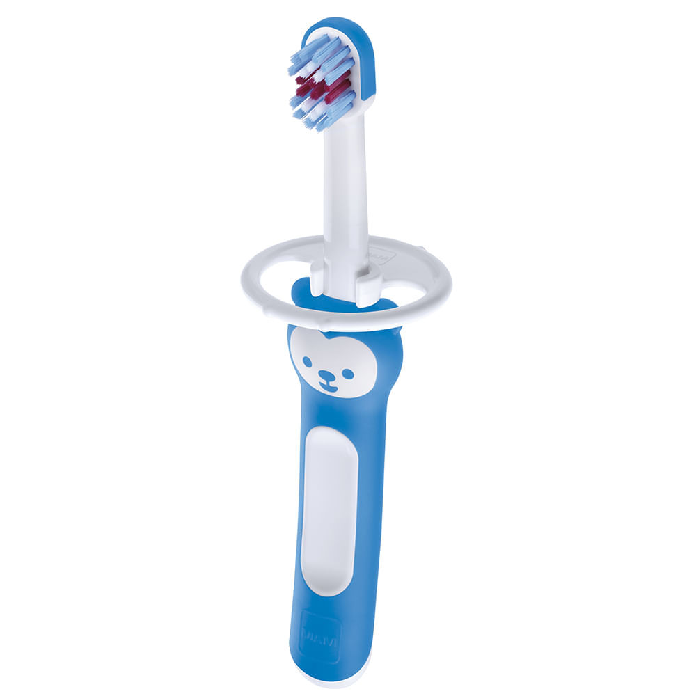 Escova Dental Infantil Mam First Brush 6+ Meses Extra Macia Cores Sortidas Boys 1 Unidade Ref 8113 Escova Dental Infantil Mam First Brush 6+ Meses Extra Macia Cores Sortidas Boys 1 Unidade Ref 8113