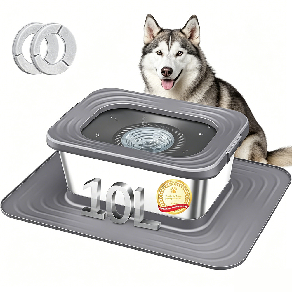 Newpet 10L Bebedouro Pet Premium Anti-Respingo Para Cães E Gatos Não Molha os Pelos Com Bóia Flutuante Newpet 10L Bebedouro Pet Premium Anti-Respingo Para Cães E Gatos Não Molha os Pelos Com Bóia Flutuante