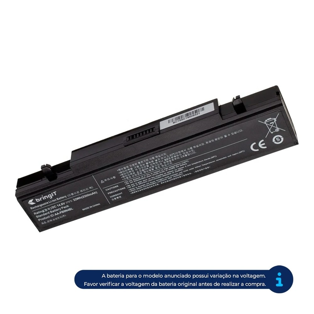 Bateria para Notebook Samsung Rv Series RV411 14.8V Bateria para Notebook Samsung Rv Series RV411 14.8V