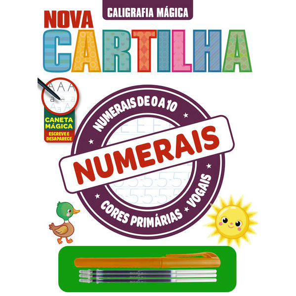 Coleção Nova Cartilha de Caligrafia – Alfabetização em Construção – Numerais de 0 à 10 Coleção Nova Cartilha de Caligrafia – Alfabetização em Construção – Numerais de 0 à 10
