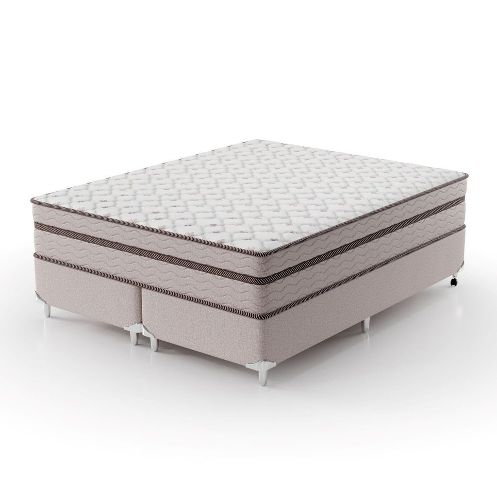 Cama Box Queen 158x198x63cm Molas Ensacadas Sonhare Montreal Queen Cama Box Queen 158x198x63cm Molas Ensacadas Sonhare Montreal Queen