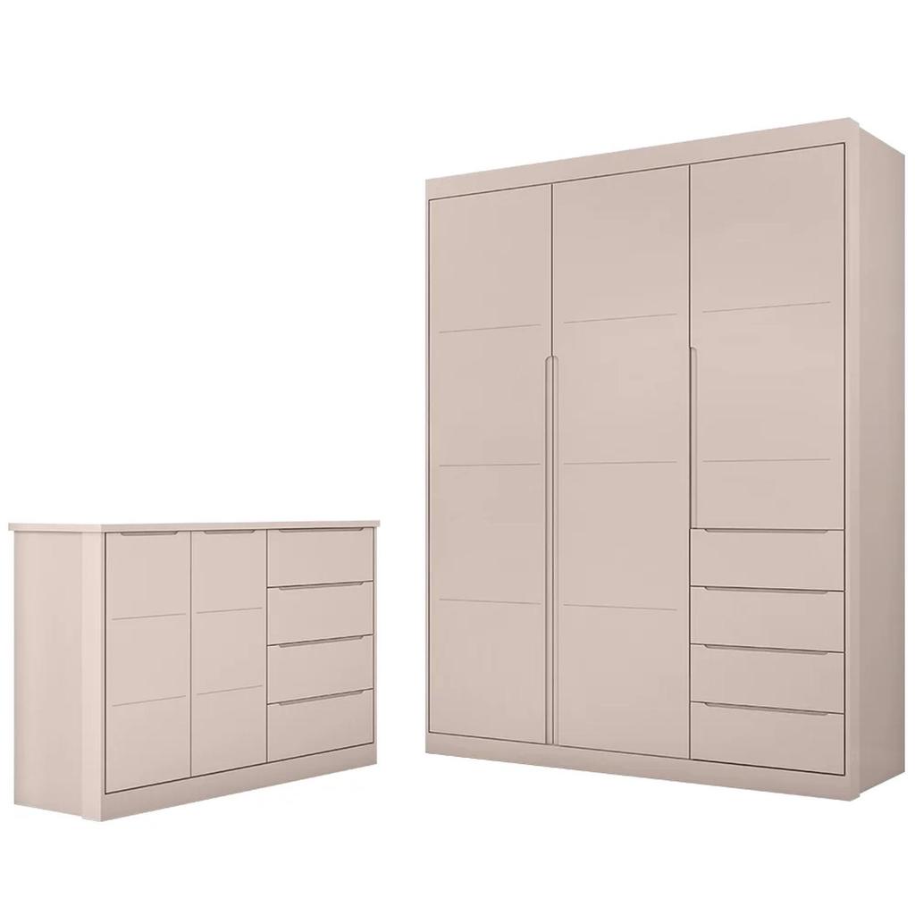 Jogo de Quarto Infantil Guarda Roupa 2 Portas e Cômoda 4 Gavetas Lua P04 Rose – Mpozenato Jogo de Quarto Infantil Guarda Roupa 2 Portas e Cômoda 4 Gavetas Lua P04 Rose – Mpozenato