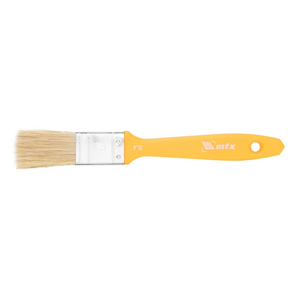 TRINCHA/PINCEL 1, PARA VERNIZ, CERDAS BRANCAS, CABO DE PLASTICO, 1PC // MTX TRINCHA/PINCEL 1, PARA VERNIZ, CERDAS BRANCAS, CABO DE PLASTICO, 1PC // MTX