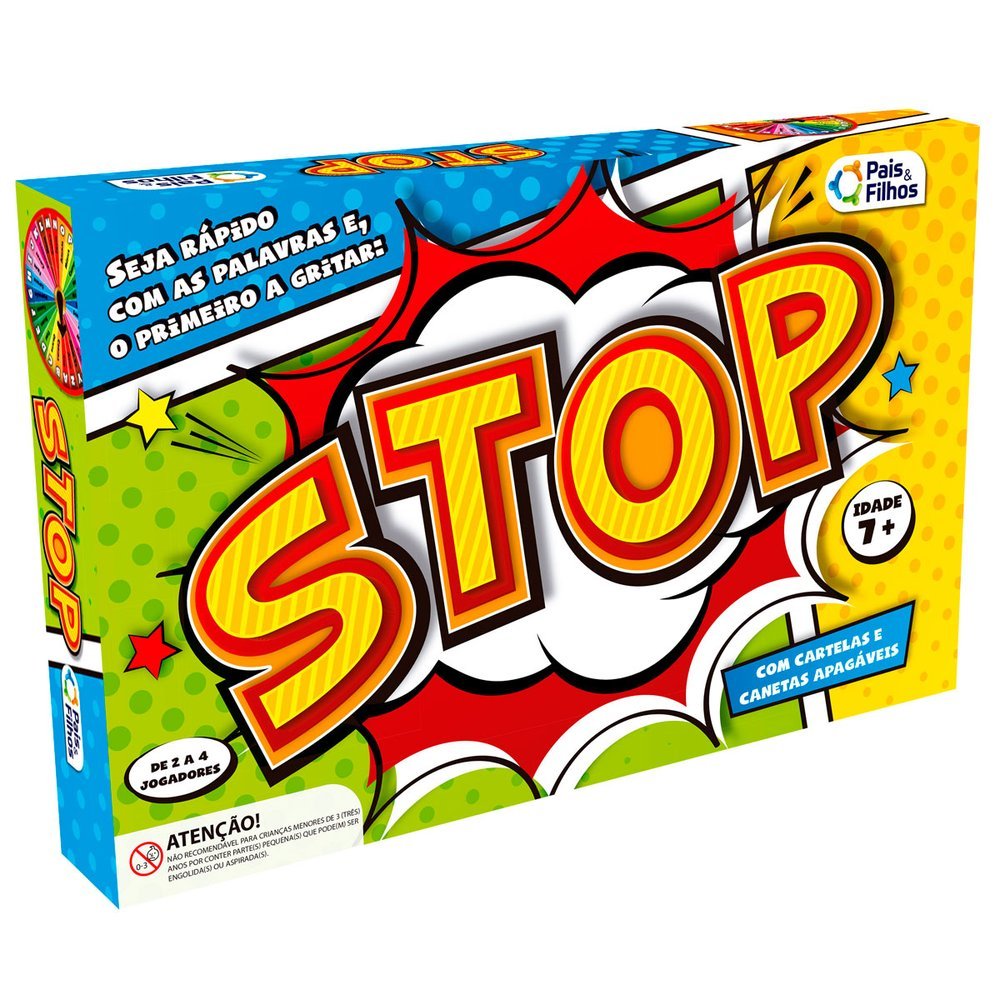 Jogo Stop Criança Familia Educativo Diverção Brinquedo Jogo Stop Criança Familia Educativo Diverção Brinquedo