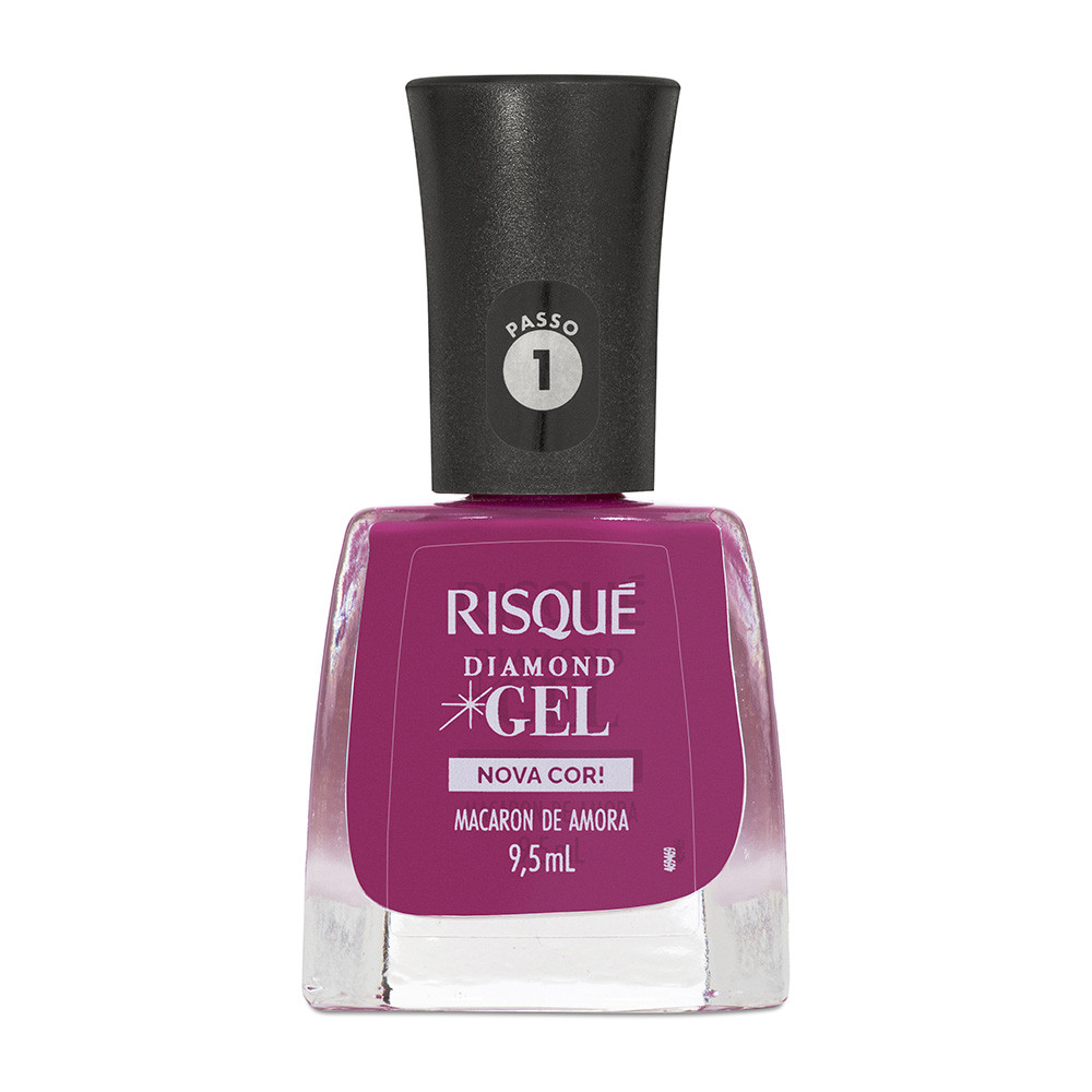 Esmalte Roxo Risqué Diamond Macaron de Amora Cremoso 9,5 ml Esmalte Roxo Risqué Diamond Macaron de Amora Cremoso 9,5 ml