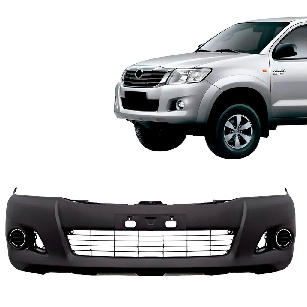 Parachoque Dianteiro Hilux 2012 2013 2014 2015 Com Moldura Sem Furo Milha Parachoque Dianteiro Hilux 2012 2013 2014 2015 Com Moldura Sem Furo Milha