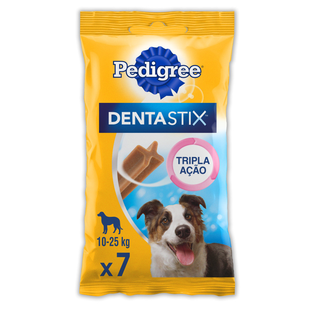 Petisco Pedigree Dentastix Cuidado Oral Para Cães Adultos Raças Médias 7 Unidades Petisco Pedigree Dentastix Cuidado Oral Para Cães Adultos Raças Médias 7 Unidades