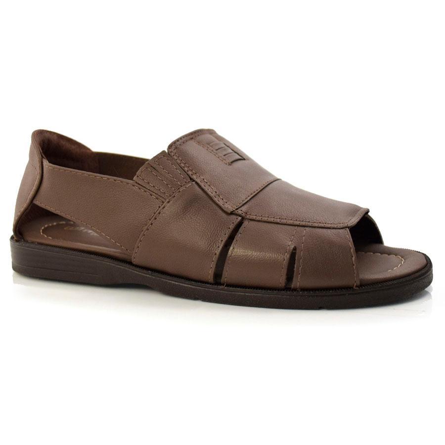 Papete de Couro Masculina Italianinho 34506 Papete de Couro Masculina Italianinho 34506