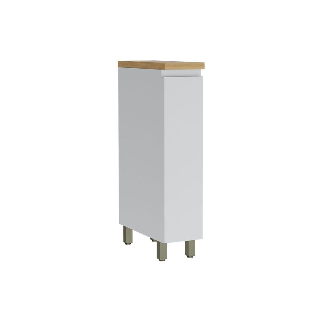 Módulo Cozinha Nesher Rainha Balcão c/ Tampo Porta Tempero c/ 1 Porta 20cm Branca/Nature – Nesher Módulo Cozinha Nesher Rainha Balcão c/ Tampo Porta Tempero c/ 1 Porta 20cm Branca/Nature – Nesher