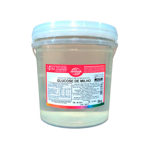 Glucose de Milho Xarope 5Kg Arcolor Glucose de Milho Xarope 5Kg Arcolor