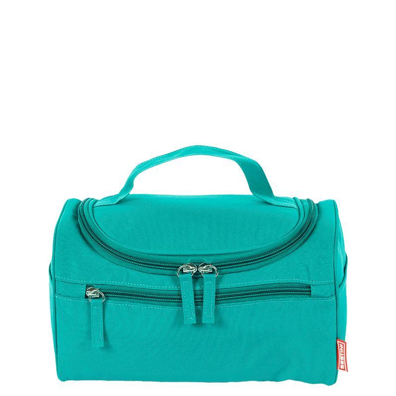 Necessaire Grande com Alça Verde – Turquesa Necessaire Grande com Alça Verde – Turquesa
