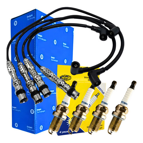 Kit Cabos E Velas De Ignição Vw Gol Fox Voyage G4 G5 1.6 8v – Preto Kit Cabos E Velas De Ignição Vw Gol Fox Voyage G4 G5 1.6 8v – Preto