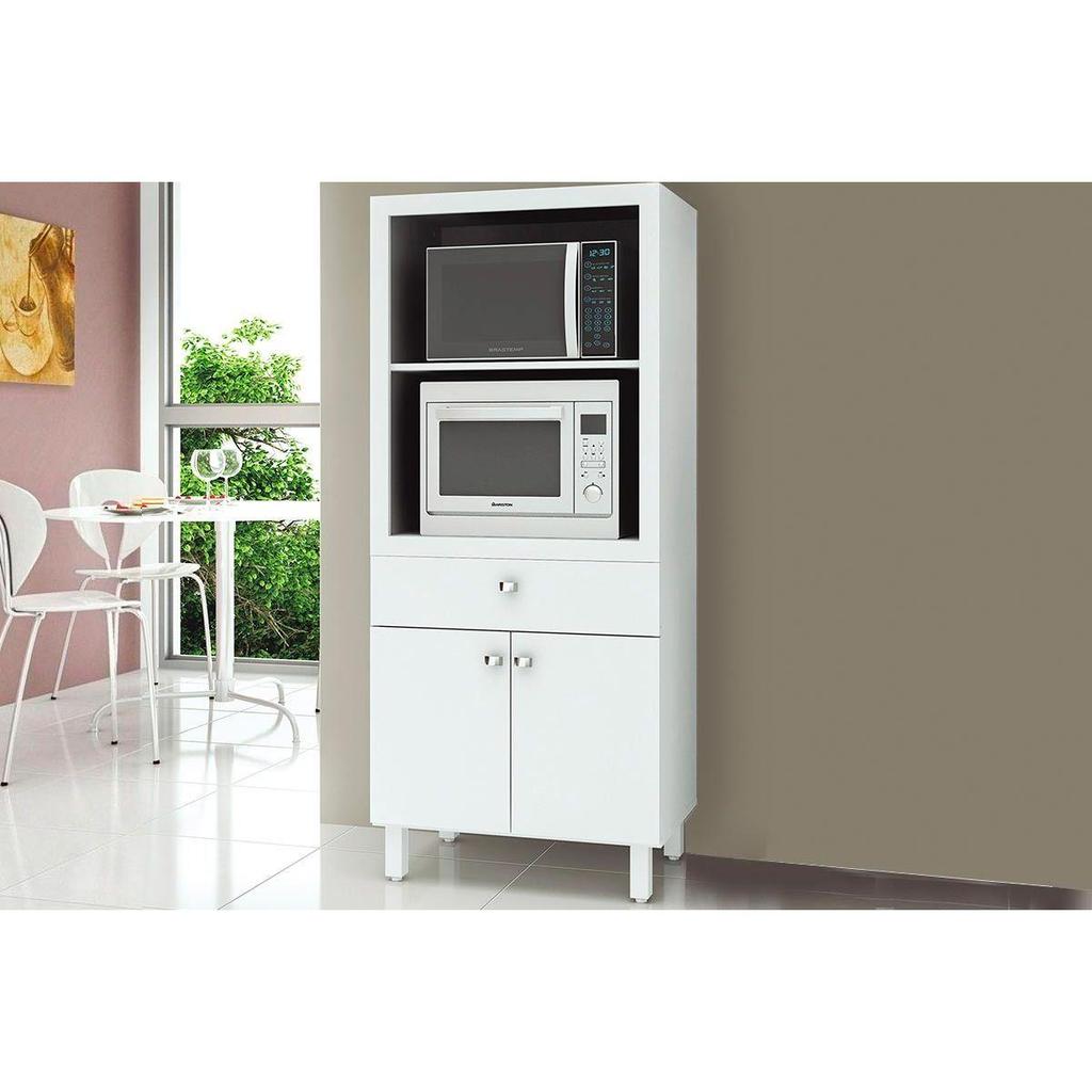 Paneleiro de Cozinha Modulado BL-3305 c/ 2 Portas e 1 Gaveta (1 Forno) 68cm Branco – Tecno Mobili Paneleiro de Cozinha Modulado BL-3305 c/ 2 Portas e 1 Gaveta (1 Forno) 68cm Branco – Tecno Mobili