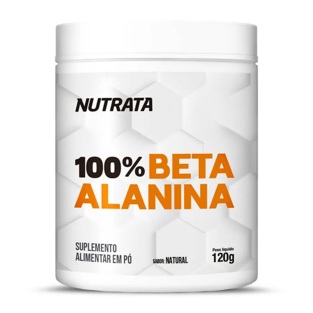 100% Beta Alanina Pote Com 120g Nutrata 100% Beta Alanina Pote Com 120g Nutrata