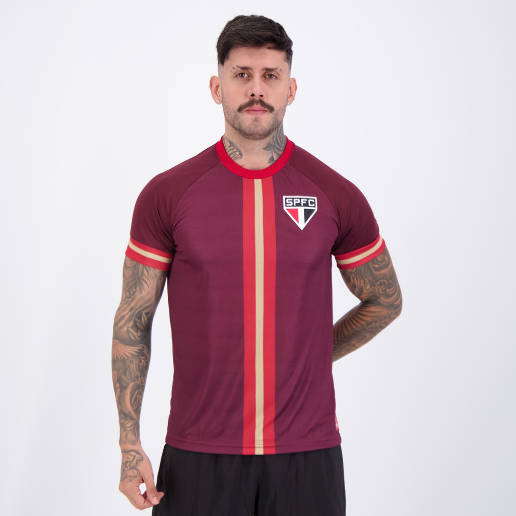 Camisa São Paulo Linea Bordô Camisa São Paulo Linea Bordô