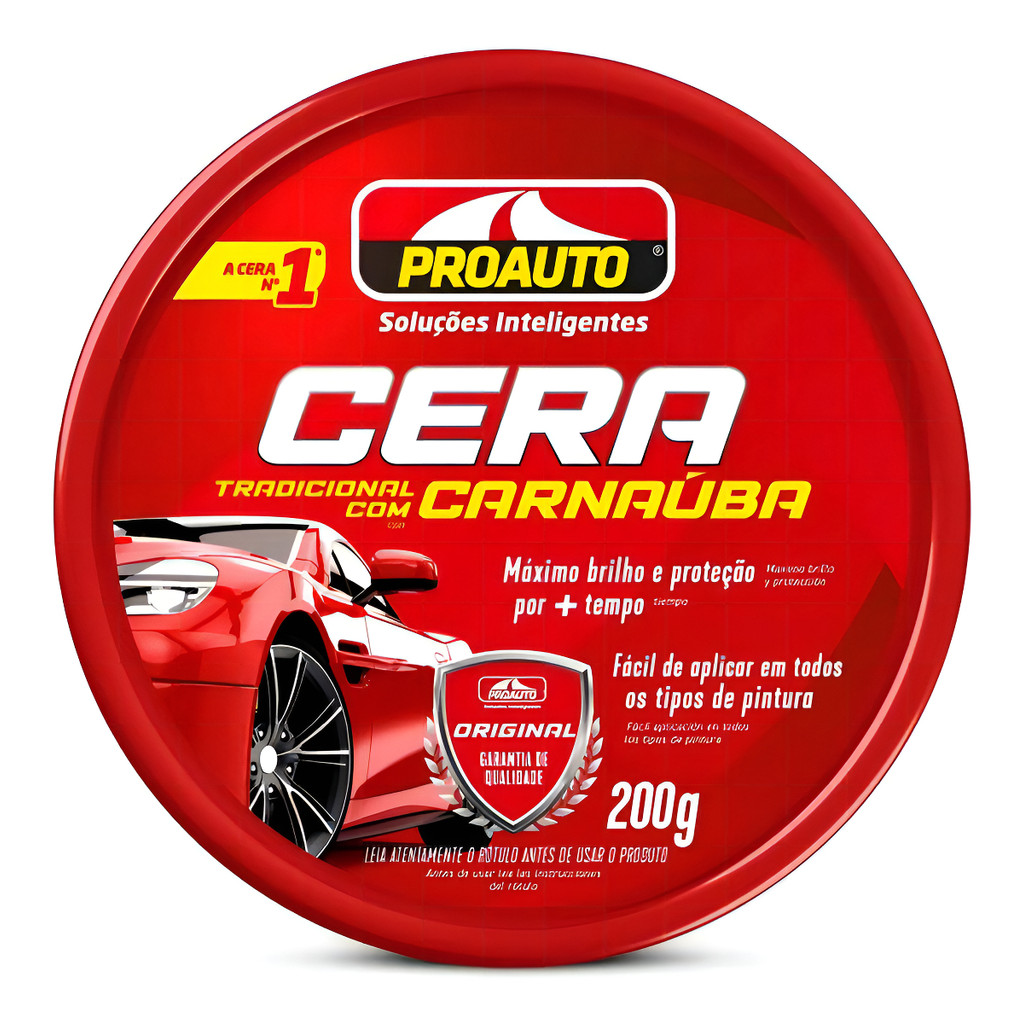 Cera Pasta Carro Moto Van Polimento Autocraft Proauto 200g Cera Pasta Carro Moto Van Polimento Autocraft Proauto 200g