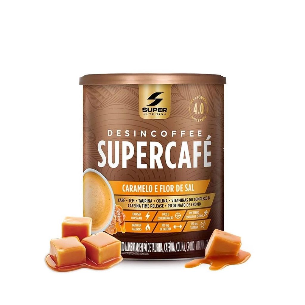 Supercafé – 220g Caramelo e Flor de Sal – Desinchá Supercafé – 220g Caramelo e Flor de Sal – Desinchá