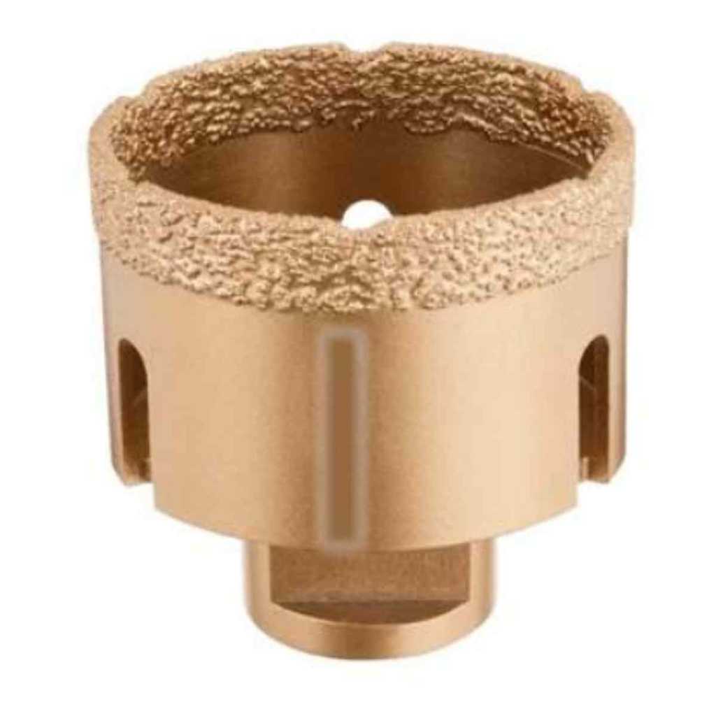 Serra Copo Diamantada para Esmerilhadeira 22x62mm Rosca M14 – Titanium Platina Serra Copo Diamantada para Esmerilhadeira 22x62mm Rosca M14 – Titanium Platina
