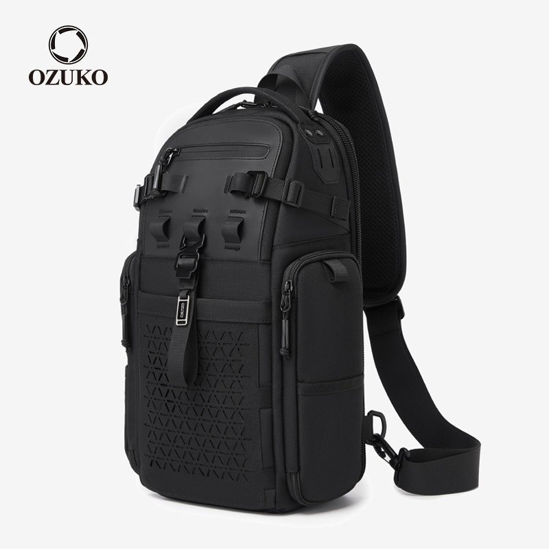 OZUKO Bolsa De Ombro Masculina De Grande Capacidade Ao Ar Livre Anti-Roubo Waterpoof Crossbody Sling Bags OZUKO Bolsa De Ombro Masculina De Grande Capacidade Ao Ar Livre Anti-Roubo Waterpoof Crossbody Sling Bags
