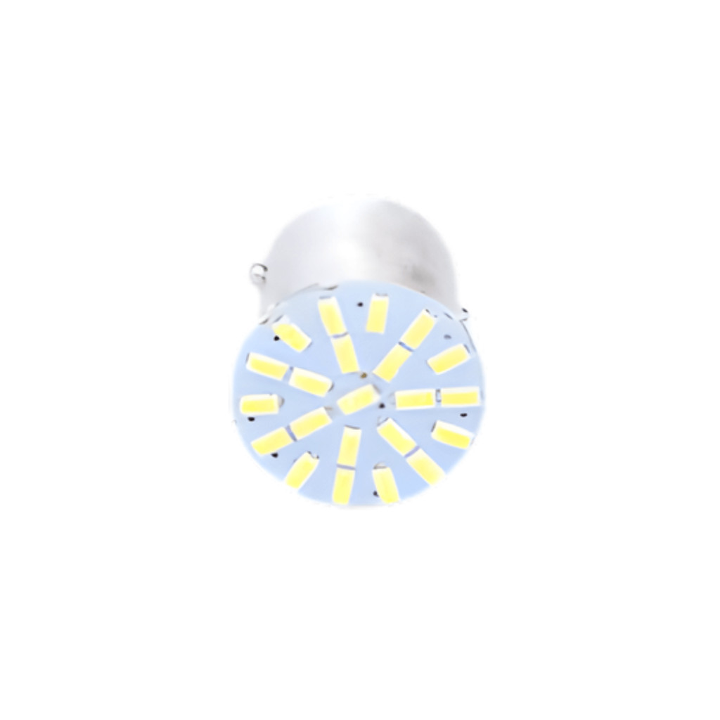 Lâmpada LED branca ré/traseira/freio 67 Ba15S-3014-22SMD 1 Polo 12v 6.000K Tarponn – TP-5320