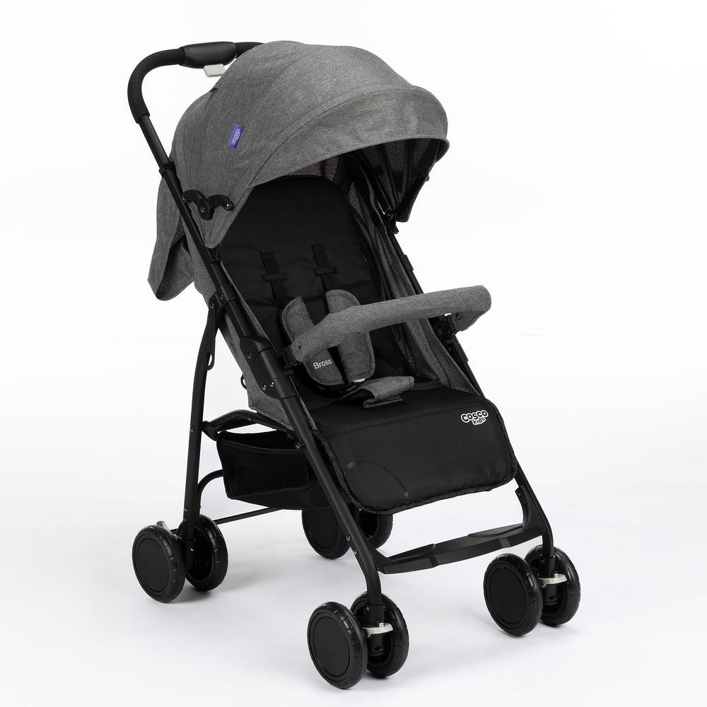 Carrinho de Bebê de Passeio Bross Cosco kids Cinza Mescla Carrinho de Bebê de Passeio Bross Cosco kids Cinza Mescla