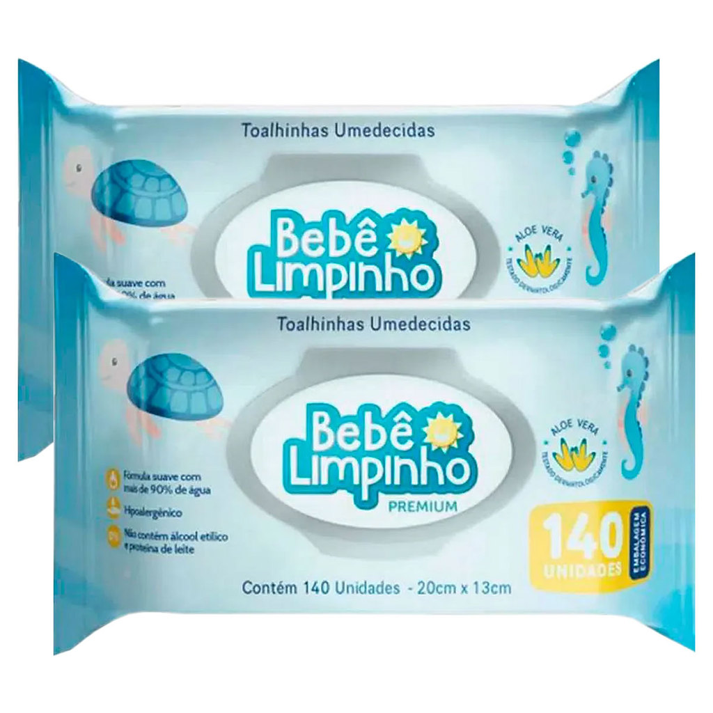 kit 280 Toalhas Umedecidas Bebê Limpinho Premium kit 280 Toalhas Umedecidas Bebê Limpinho Premium