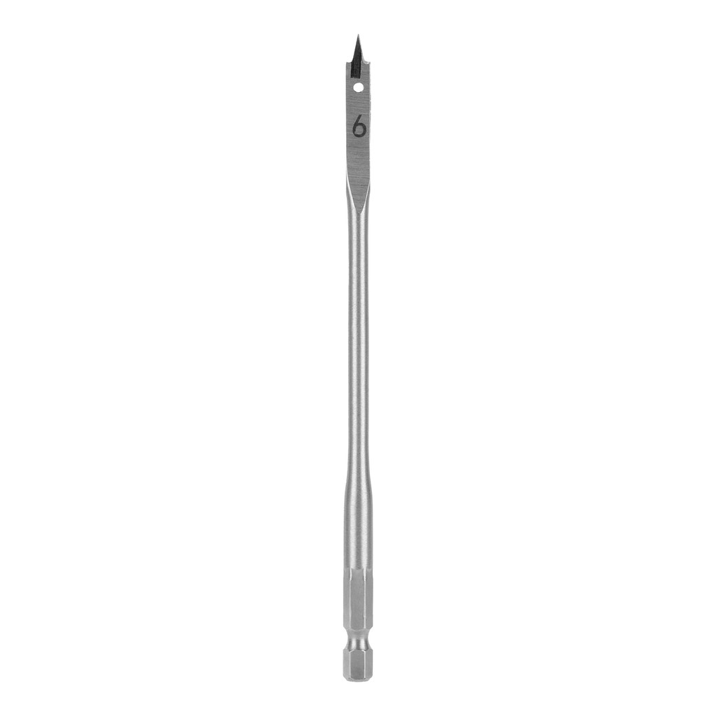 BROCA CHATA PARA MADEIRA, 6 X 150 MM, HASTE SEXTAVADA, 1PC // MTX BROCA CHATA PARA MADEIRA, 6 X 150 MM, HASTE SEXTAVADA, 1PC // MTX