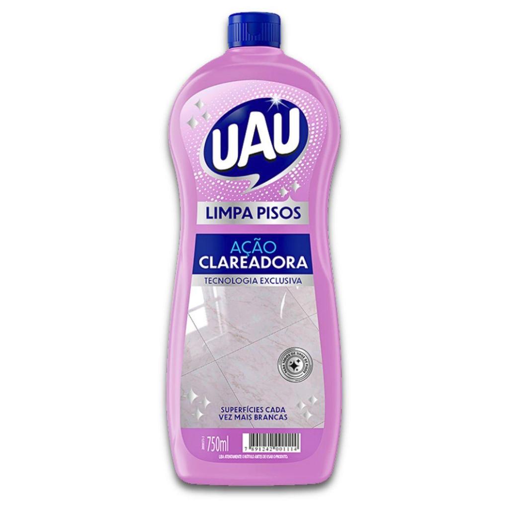 Limpa Pisos Uau Ação Clareadora 750ml Limpa Pisos Uau Ação Clareadora 750ml