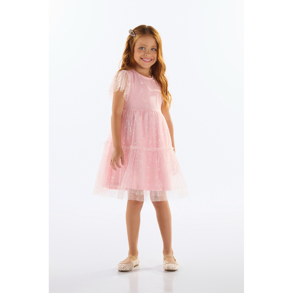 Vestido em Tule Infantil Quimby Vestido em Tule Infantil Quimby